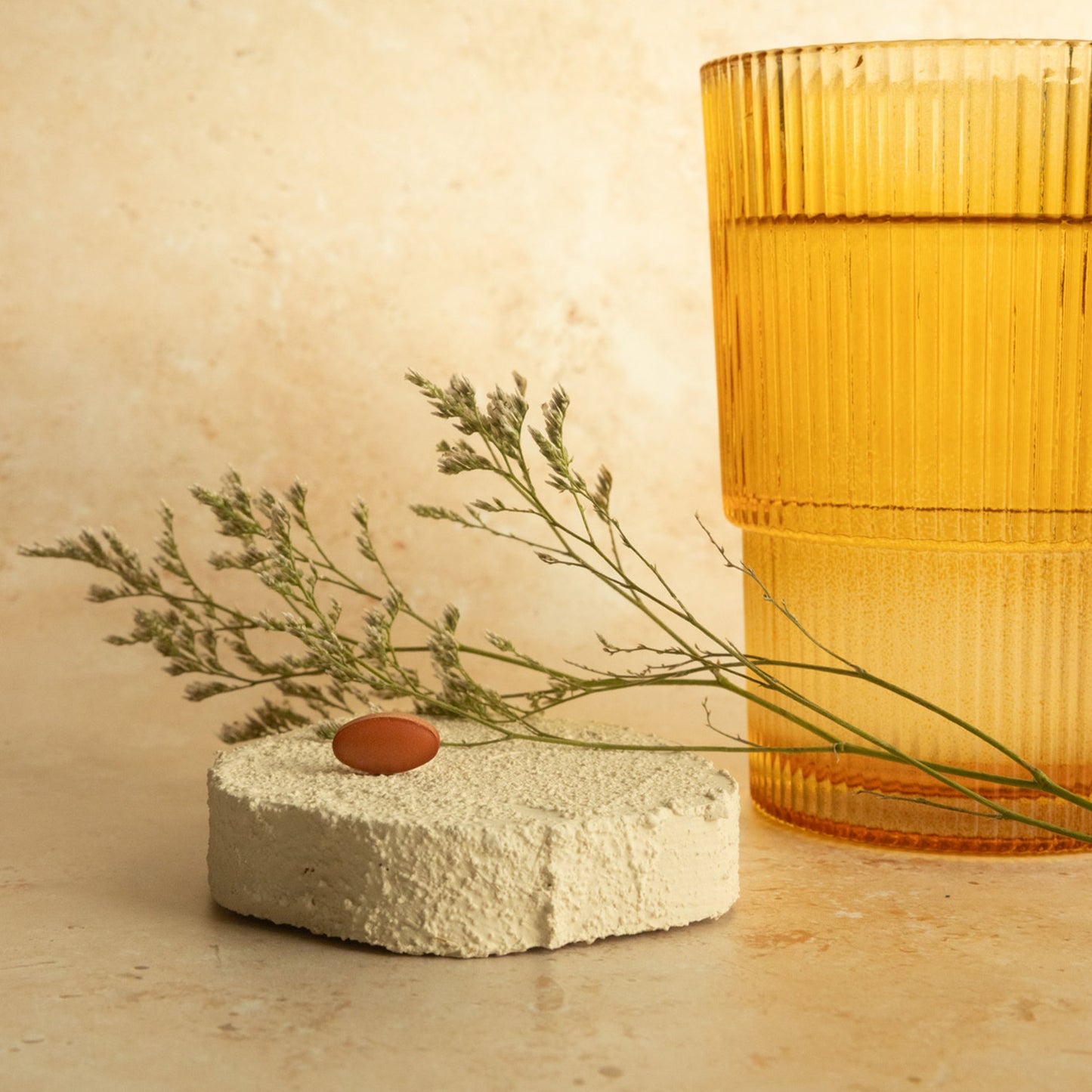 Promensil Menopause Double Strength Tablet by a glass of water